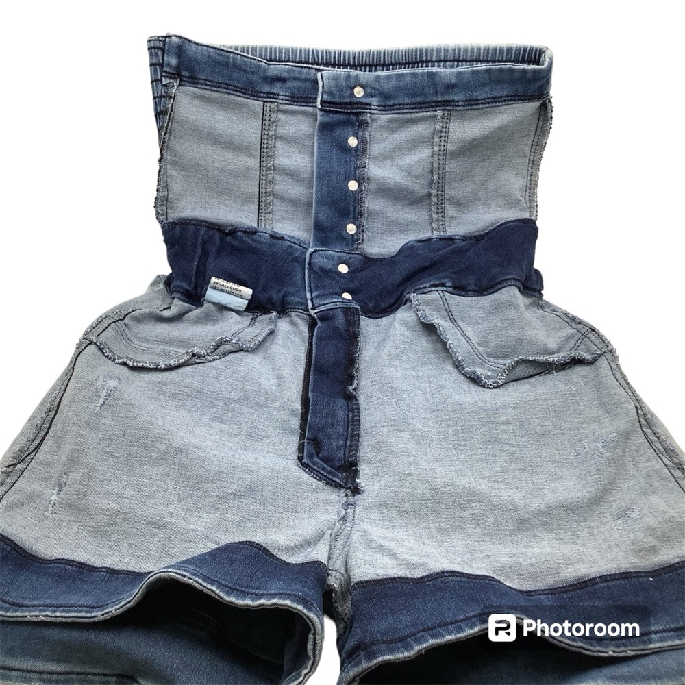 {RHERO JEANS} High Waist Jeans Shaper Shorts # 56079 - Picture 4 of 10